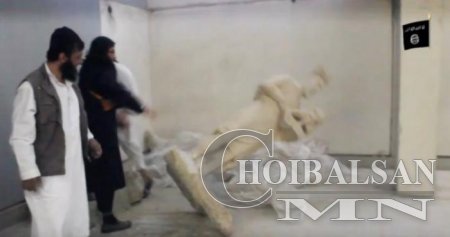 Исламын бүлэглэлийнхэн урлагийн бүтээлийг эвдэж сүйтгэжээ
