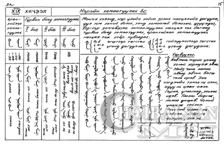 Монгол бичиг сурах амархан