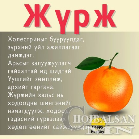 Хамгийн олдоцтой  хүнсний ногоо болон жимсний ашиг тус 