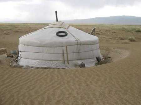 Монголын цөлжилтийн газрын зураг