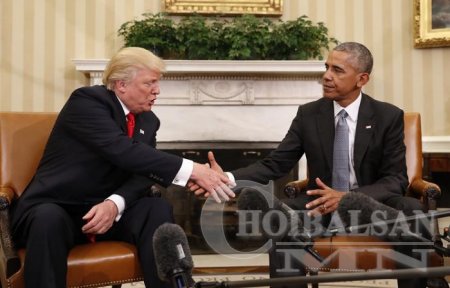 Трамп Обама хоёр уулзлаа