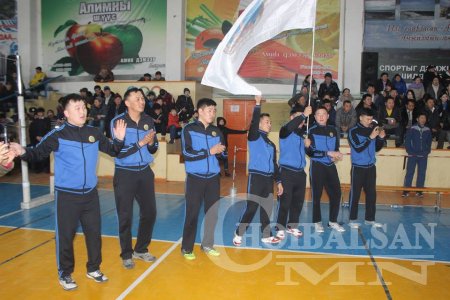 Сумдын волейболын лигийн тэмцээний нээлт