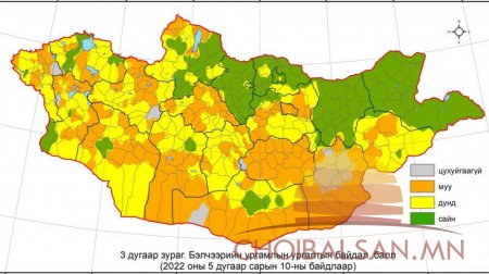Булган, Хэнтий, Дорнод аймгийн бэлчээрийн ургамал сайн ургажээ