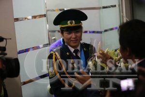 С.Батцэцэгт дэд хурандаа цол олголоо