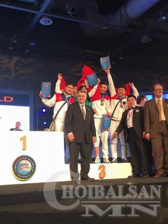 Монгол үсчин дэлхийн аварга боллоо