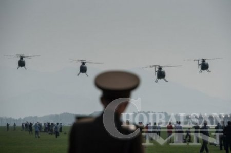 Умард Солонгост агаарын техникийн үзүүлэх тоглолт болов