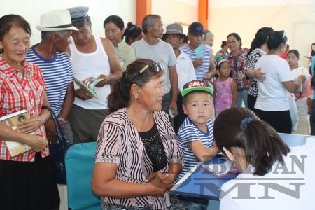 ЗОРИЛТОТ БҮЛГИЙН ИРГЭДЭД ТӨРӨЛЖСӨН  МЭРГЭЖЛИЙН ЭМЧ НАР ТУСЛАМЖ ҮЙЛЧИЛГЭЭ  ҮЗҮҮЛЛЭЭ