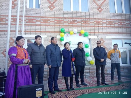 Цагаан-овоо сумын Ерөнхий боловсролын сургууль, цэцэрлэг “Боловсон ариун цэврийн байгууламж”-тай боллоо