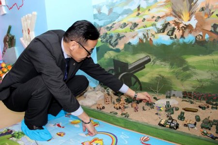 УЛСЫН ТЭРГҮҮНИЙ 12 ДУГААР ЦЭЦЭРЛЭГ ХАЛХГОЛЫН ЯЛАЛТЫН ТҮҮХТ 80 ЖИЛИЙН ОЙ УГТАЖ ХАЛХГОЛЫН ЯЛАЛТЫН ТАНХИМ БАЙГУУЛЖЭЭ